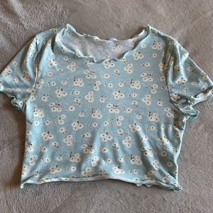 Skein blue and white flower shirt in a size medium